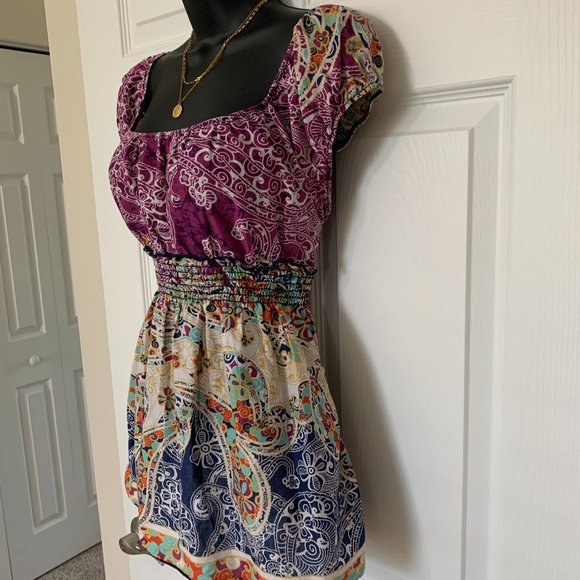 Twentyone Women's Elastic Waist Top Blouse, Size L - Picture 5 of 10